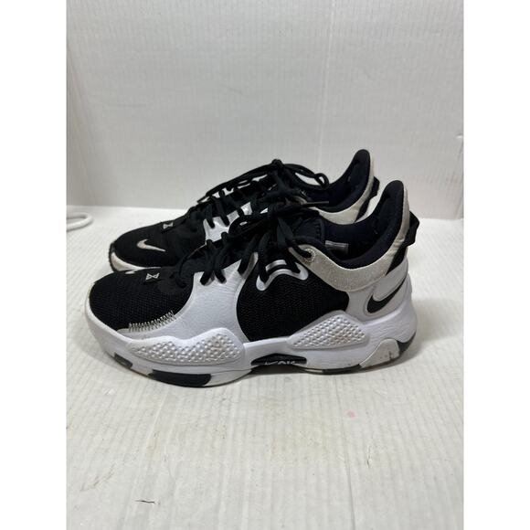 Nike PG 5 Paul George 5 TB Black/White Mens DA7758 001 Sz 7 Cushioned Basketball - Picture 2 of 7